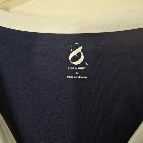 Lou & Grey Tipped Wanderweave Mini Pocket Dress Athletic Sports Size XL - Picture 3 of 8